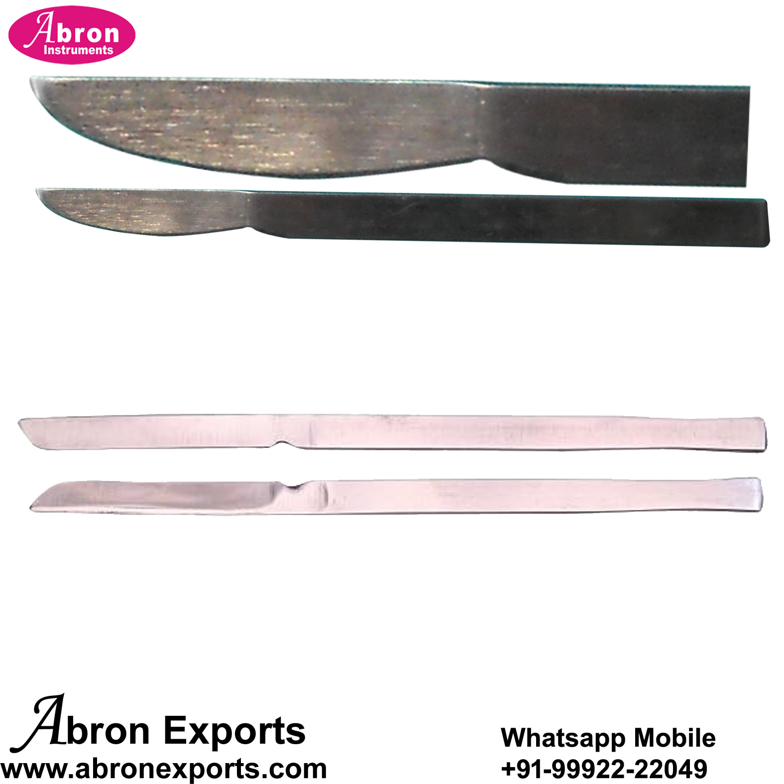 Scalpel with handle stainless steel also For Biology Biochemistry Lab Use pack of 10 AMD-121s or AB-75S  Or ABM-1975S